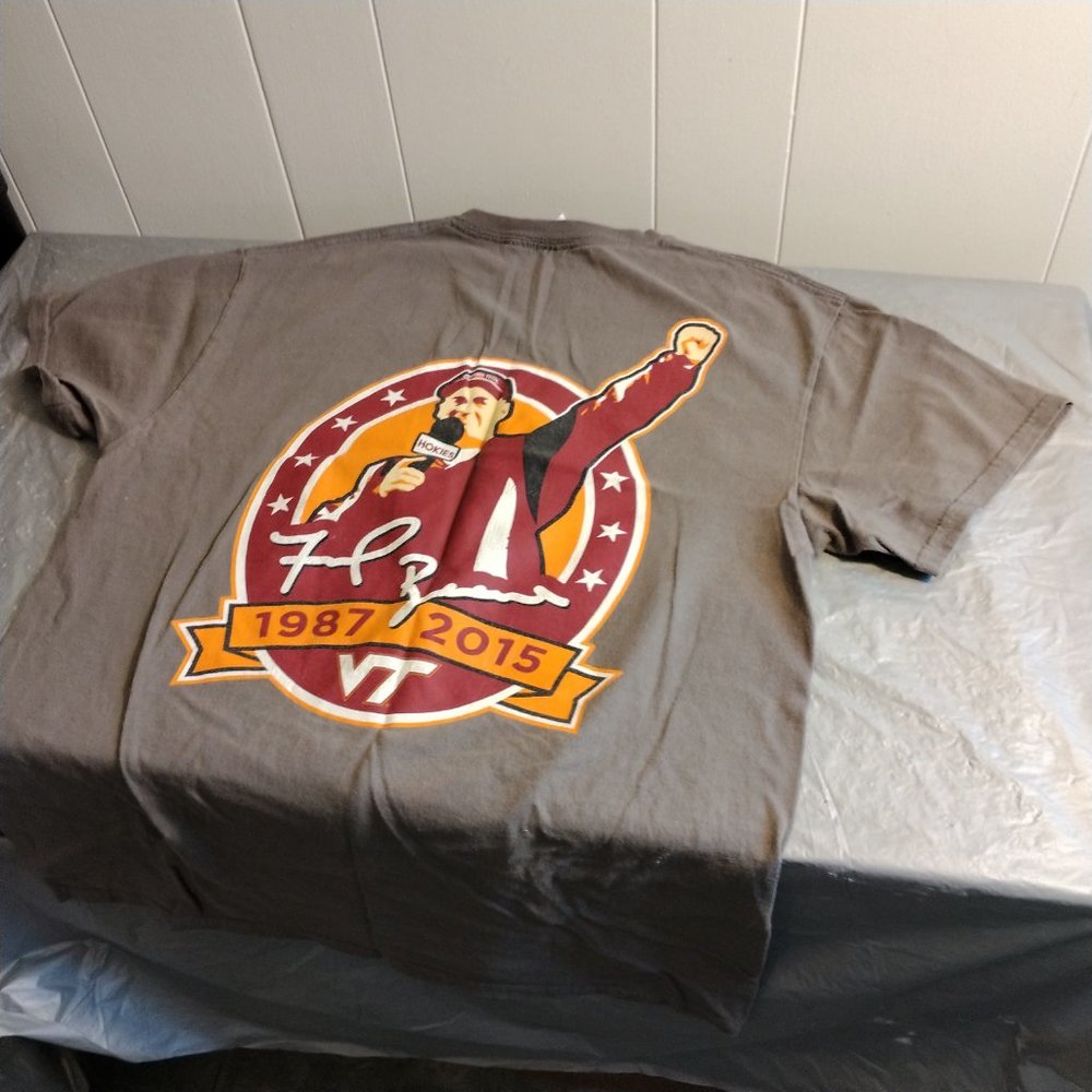 Vintage Let Me Be Frank Virginia Tech T Shirt, Med, Hokies